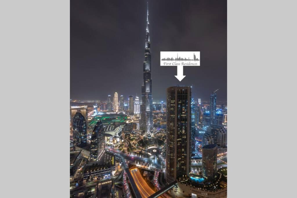 First Class 3Br With Full Burj Khalifa And Fountain View دبي المظهر الخارجي الصورة