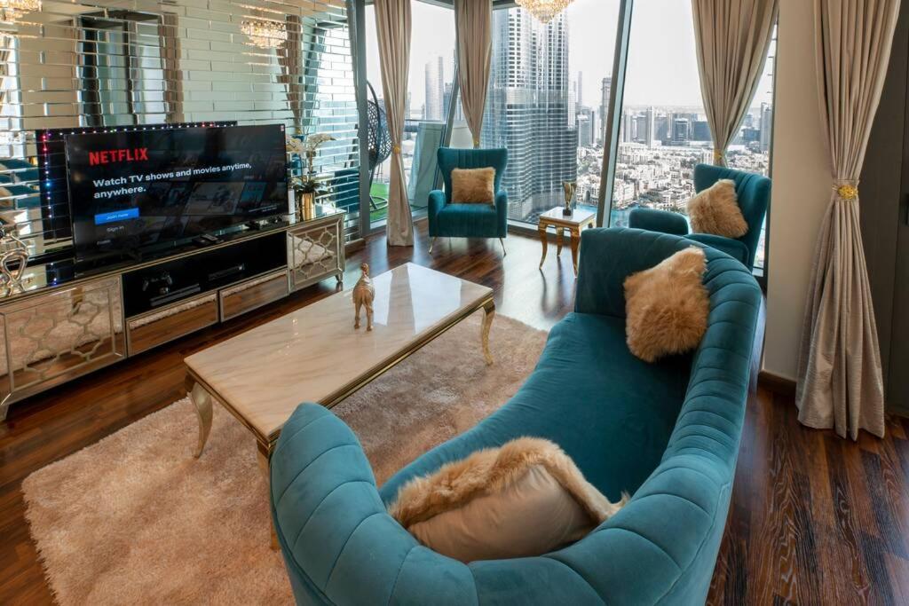 First Class 3Br With Full Burj Khalifa And Fountain View دبي المظهر الخارجي الصورة